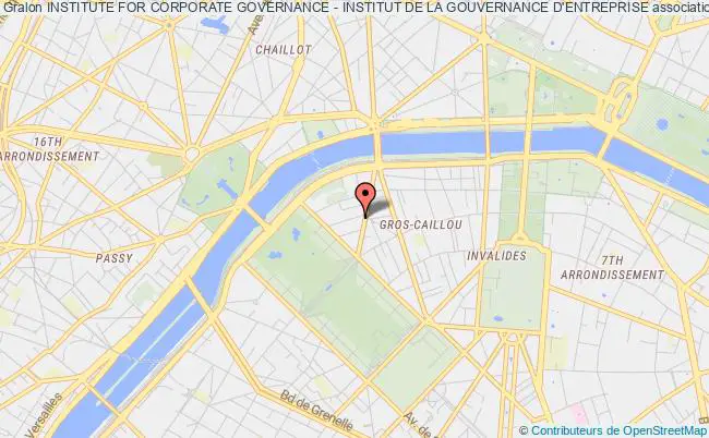 plan association Institute For Corporate Governance - Institut De La Gouvernance D'entreprise PARIS