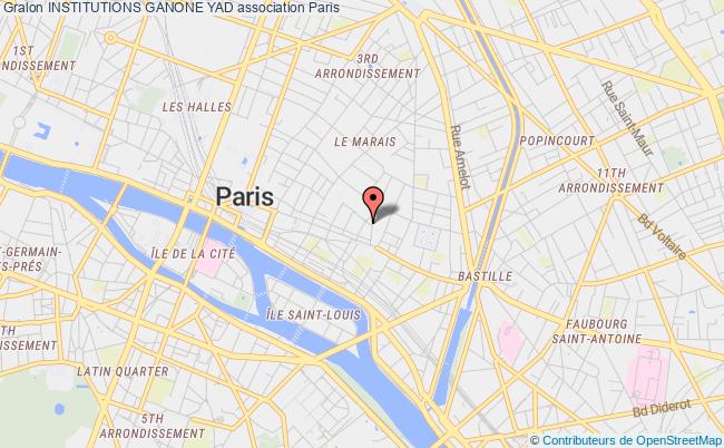 plan association Institutions Ganone Yad PARIS