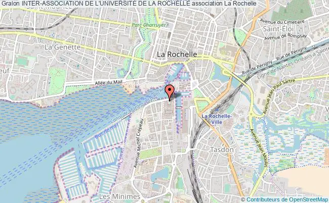 plan association Inter-association De L'universitÉ De La Rochelle Rochelle