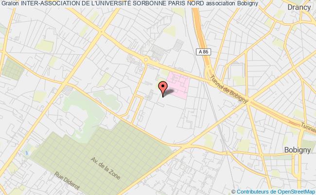 plan association Inter-association De L'universitÉ Sorbonne Paris Nord Bobigny