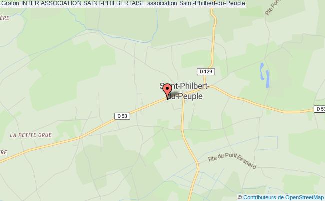 plan association Inter Association Saint-philbertaise Saint-Philbert-du-Peuple