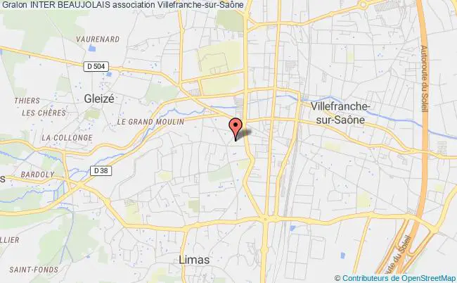 plan association Inter Beaujolais Villefranche-sur-Saône