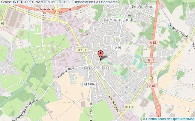plan association Inter-cpts Nantes MÉtropole Sorinières