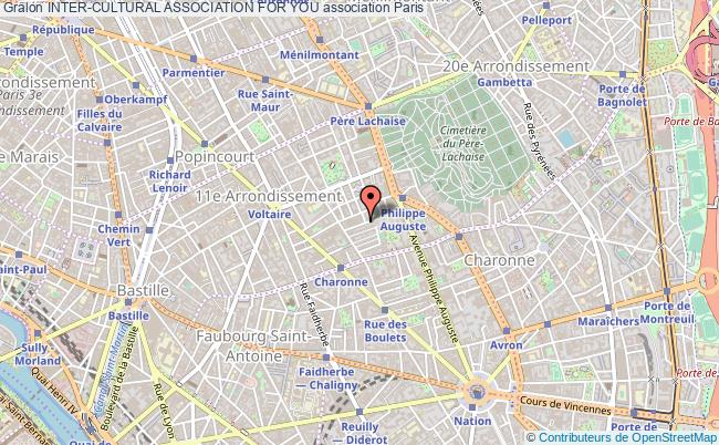 plan association Inter-cultural Association For You Paris