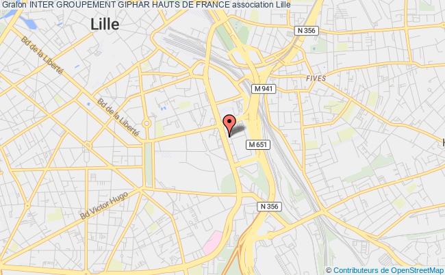 plan association Inter Groupement Giphar Hauts De France Lille