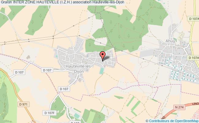 plan association Inter Zone Hauteville (i.z.h.) Hauteville-lès-Dijon