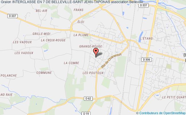 plan association Interclasse En 7 De Belleville-saint Jean-taponas Belleville