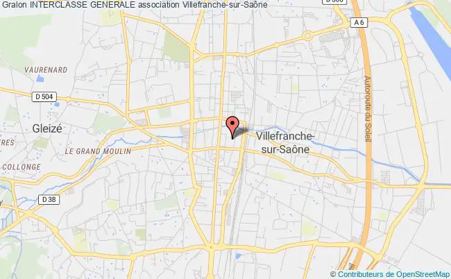 plan association Interclasse Generale Villefranche-sur-Saône