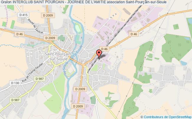 plan association Interclub Saint Pourcain - Journee De L'amitie Saint-Pourçain-sur-Sioule