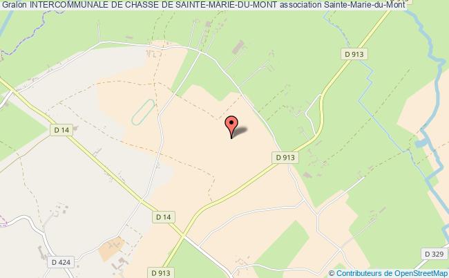 plan association Intercommunale De Chasse De Sainte-marie-du-mont Sainte-Marie-du-Mont