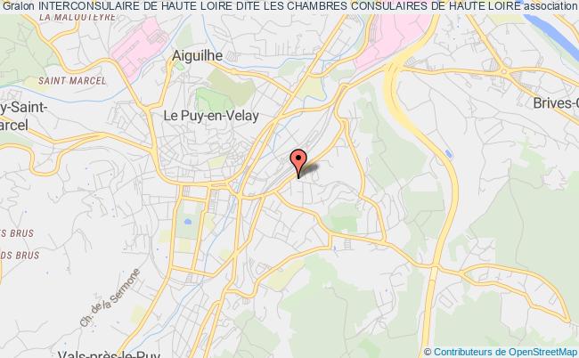 plan association Interconsulaire De Haute Loire Dite Les Chambres Consulaires De Haute Loire Le Puy-en-Velay