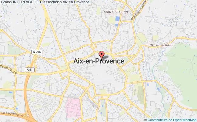 plan association Interface I E P Aix-en-Provence