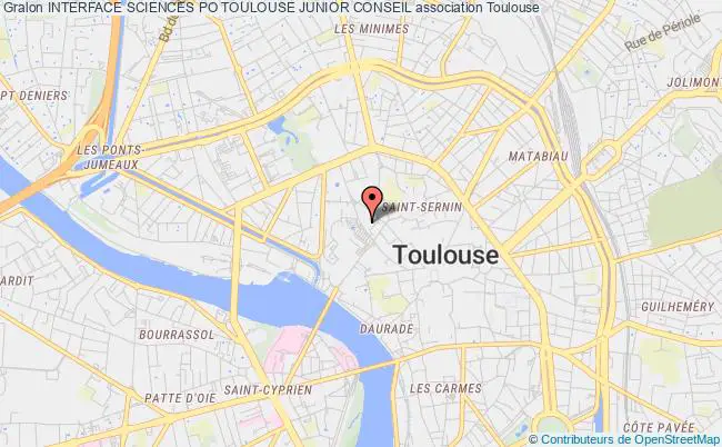 plan association Interface Sciences Po Toulouse Junior Conseil Toulouse cedex 6