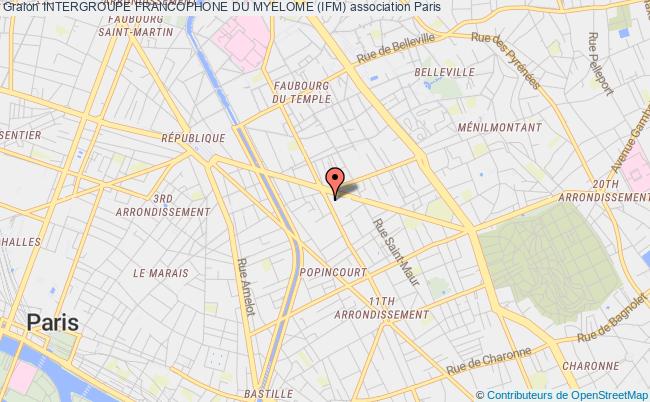 plan association Intergroupe Francophone Du Myelome (ifm) Paris