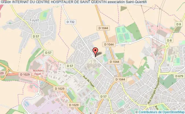 plan association Internat Du Centre Hospitalier De Saint Quentin Saint-Quentin