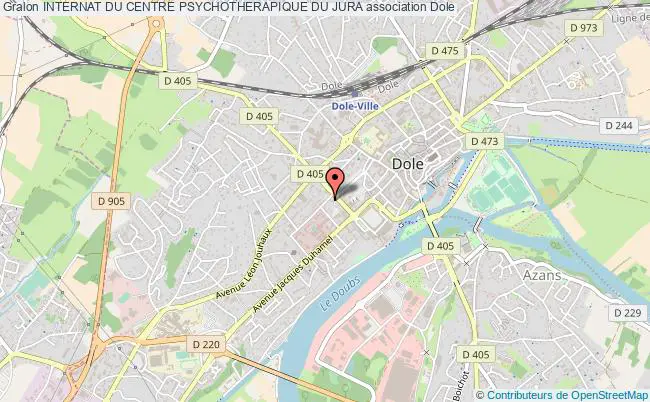 plan association Internat Du Centre Psychotherapique Du Jura Dole