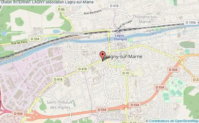 plan association Internat Lagny Lagny-sur-Marne