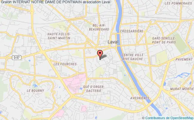 plan association Internat Notre Dame De Pontmain Laval