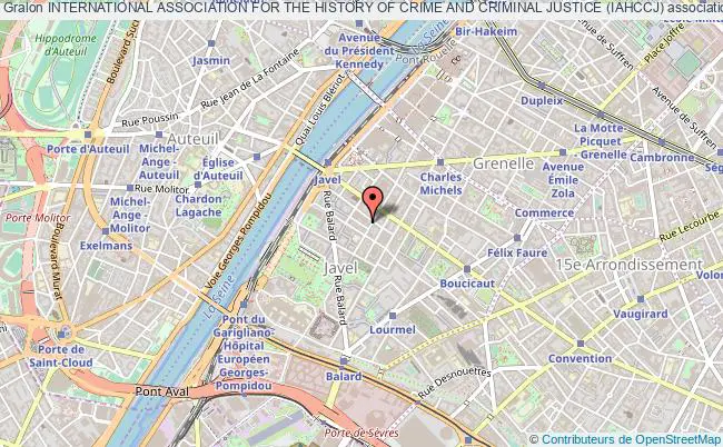 plan association International Association For The History Of Crime And Criminal Justice (iahccj) Paris 15e