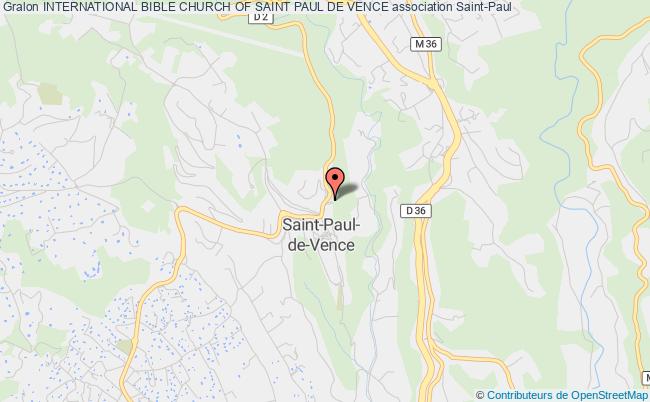plan association International Bible Church Of Saint Paul De Vence Saint-Paul-de-Vence