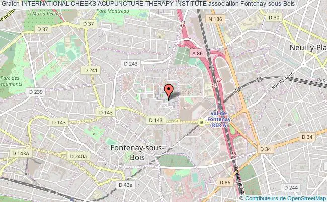 plan association International Cheeks Acupuncture Therapy Institute Fontenay-sous-Bois