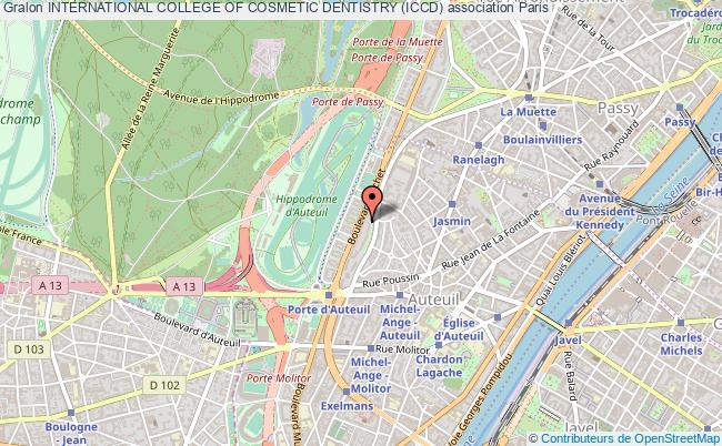 plan association International College Of Cosmetic Dentistry (iccd) Paris