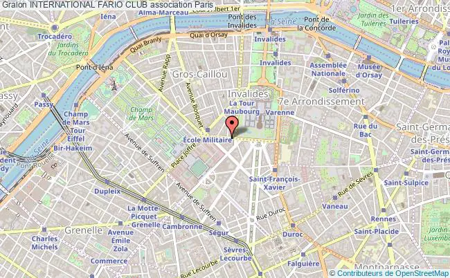 plan association International Fario Club Paris
