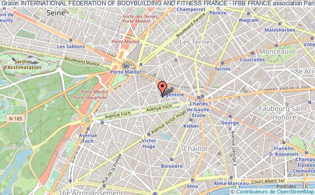 plan association International Federation Of Bodybuilding And Fitness France - Ifbb France Paris