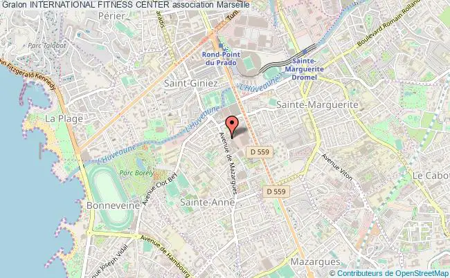 plan association International Fitness Center Marseille