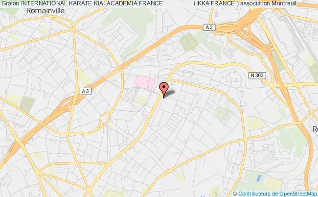 plan association International Karate Kiai Academia France                  (ikka France ) Montreuil
