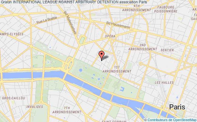 plan association International League Against Arbitrary Detention Paris
