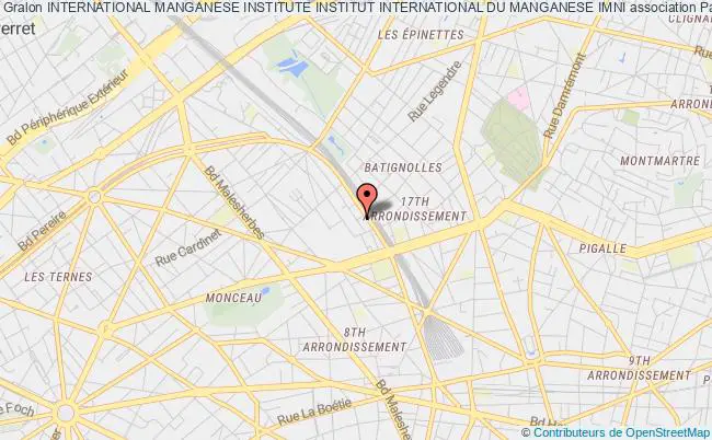 plan association International Manganese Institute Institut International Du Manganese Imni PARIS