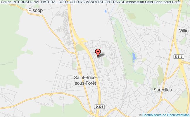 plan association International Natural Bodybuilding Association France Saint-Brice-sous-Forêt
