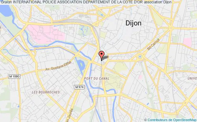 plan association International Police Association Departement De La Cote D'or Dijon