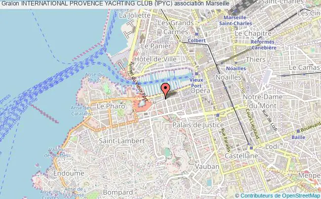 plan association International Provence Yachting Club (ipyc) Marseille