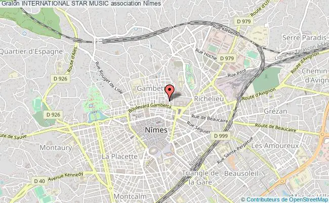 plan association International Star Music Nîmes