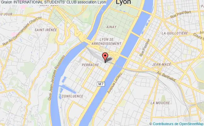 plan association International Students' Club Lyon