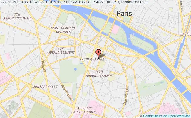 plan association International Students Association Of Paris 1 (isap 1) Paris