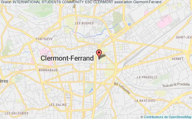 plan association International Students Community Esc Clermont Clermont-Ferrand