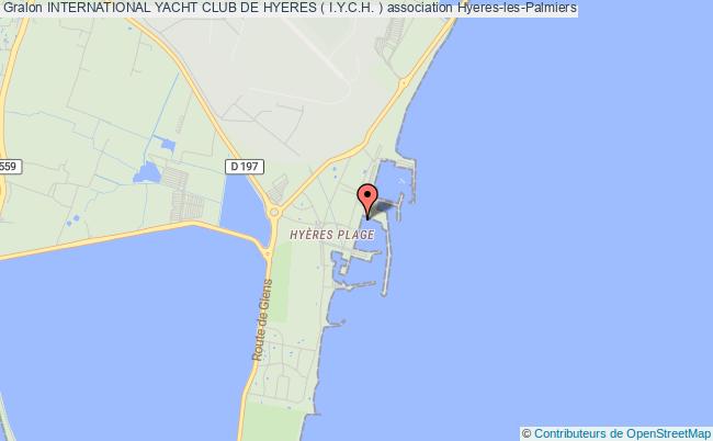plan association International Yacht Club De Hyeres ( I.y.c.h. ) Hyères