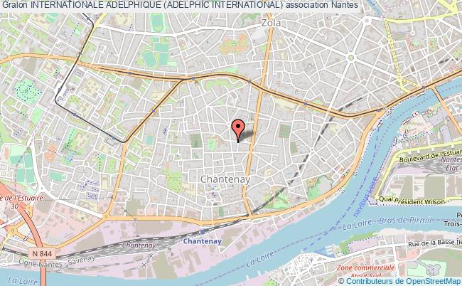 plan association Internationale Adelphique (adelphic International) Nantes