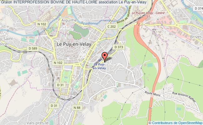 plan association Interprofession Bovine De Haute-loire Le    Puy-en-Velay