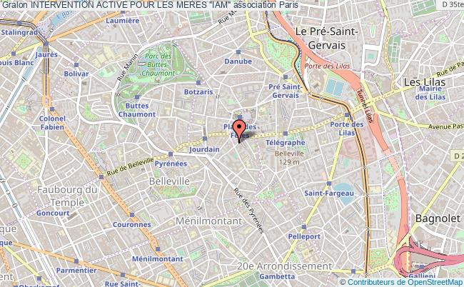 plan association Intervention Active Pour Les Meres "iam" Paris