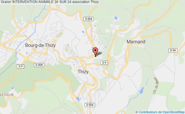 plan association Intervention Animale 24 Sur 24 Thizy-les-Bourgs