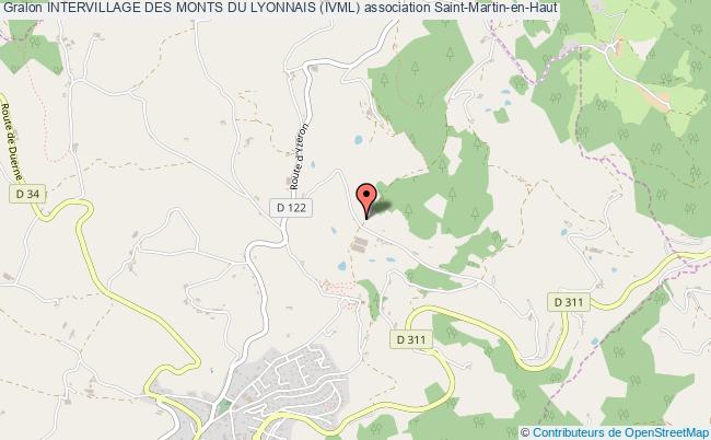 plan association Intervillage Des Monts Du Lyonnais (ivml) Saint-Martin-en-Haut