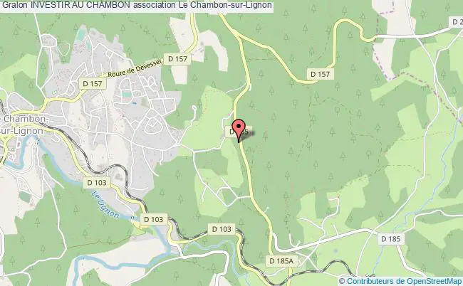 plan association Investir Au Chambon Le Chambon-sur-Lignon
