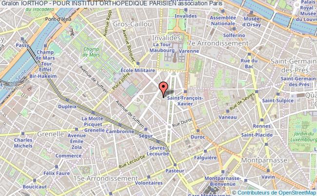 plan association Iorthop - Pour Institut Orthopedique Parisien Paris