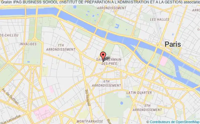 plan association Ipag Business School (institut De Preparation A L'administration Et A La Gestion) Paris