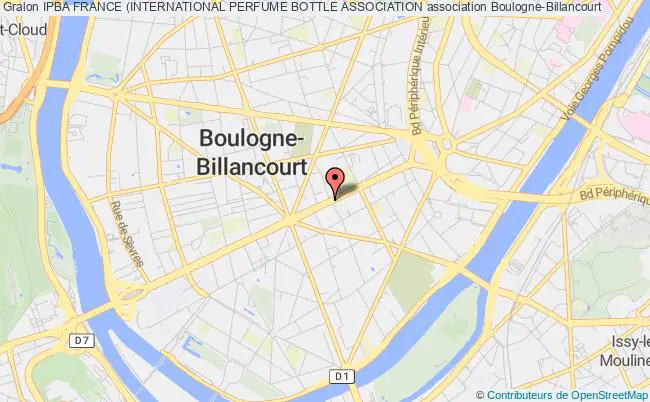 plan association Ipba France (international Perfume Bottle Association Boulogne-Billancourt