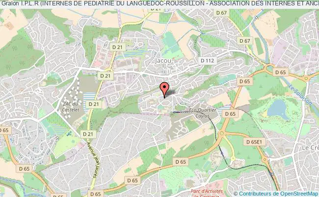 plan association I.p.l.r (internes De Pediatrie Du Languedoc-roussillon - Association Des Internes Et Anciens Internes De Pediatrie Du Languedoc-roussillon) Jacou